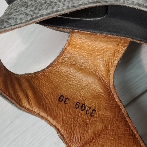 Taos Womens Carousel 3 Comfort Hook&loop Wedge Leather Sandals shoes 39/8-8.5 - Picture 13 of 14